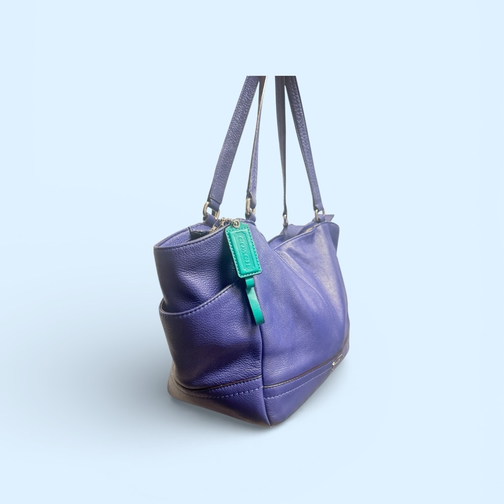 Coach Vibrant Purple Shoulder Bag - Picture 4 of 13